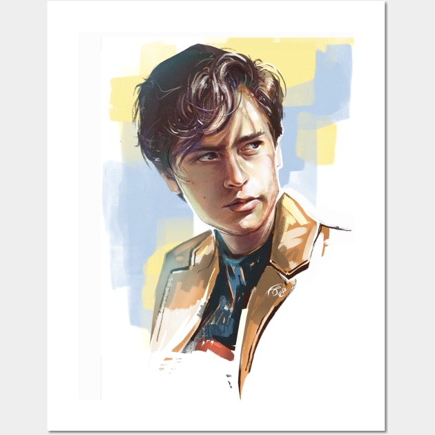 Cole Sprouse Wall Art by Alla